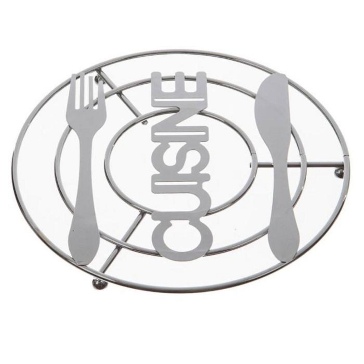 FIVE Dessous de Plat en Métal  Cuisine  20cm Gris