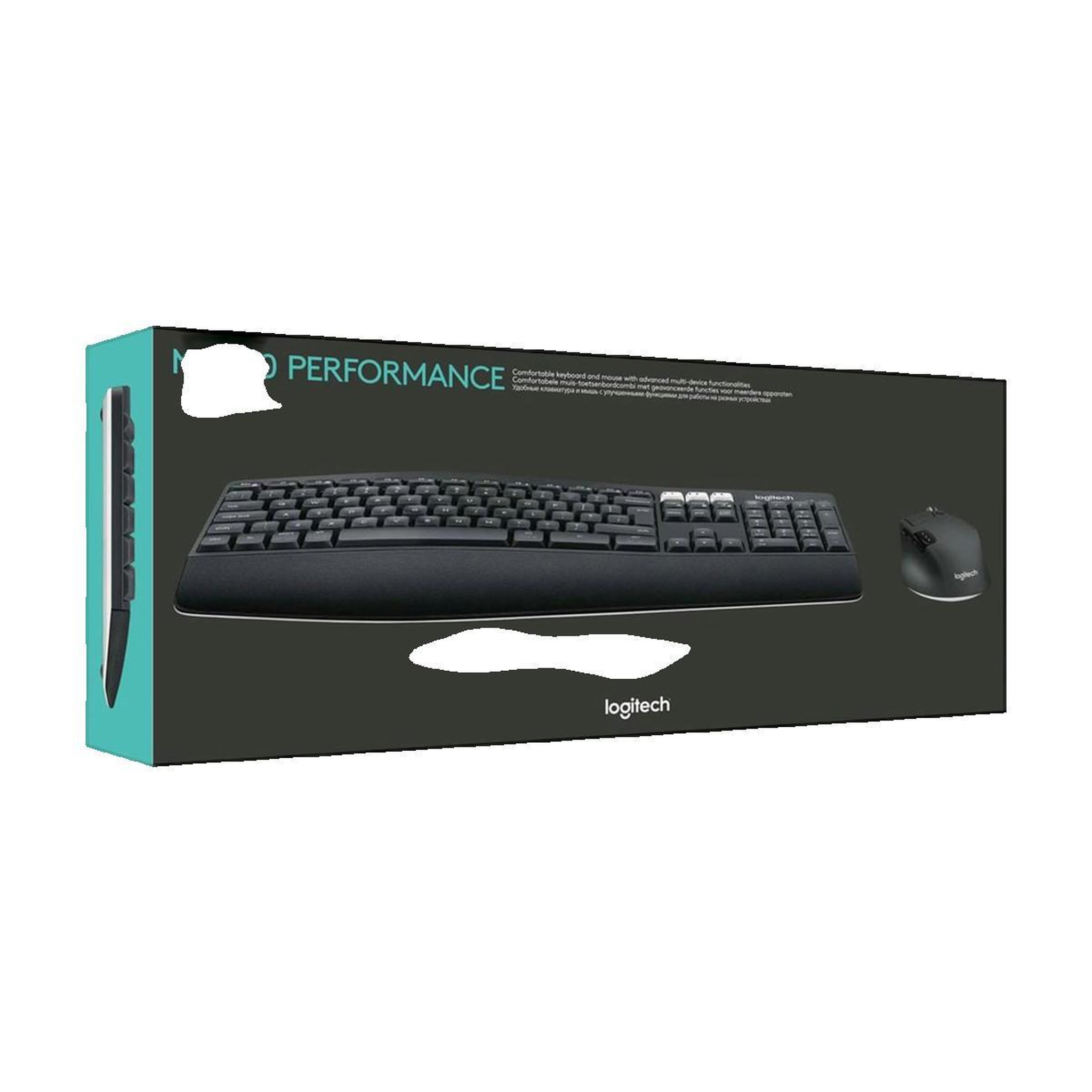 Voir la diapositive 3 : Logitech Ensemble clavier et souris Logitech MK850 Performance sans fil ergonomique