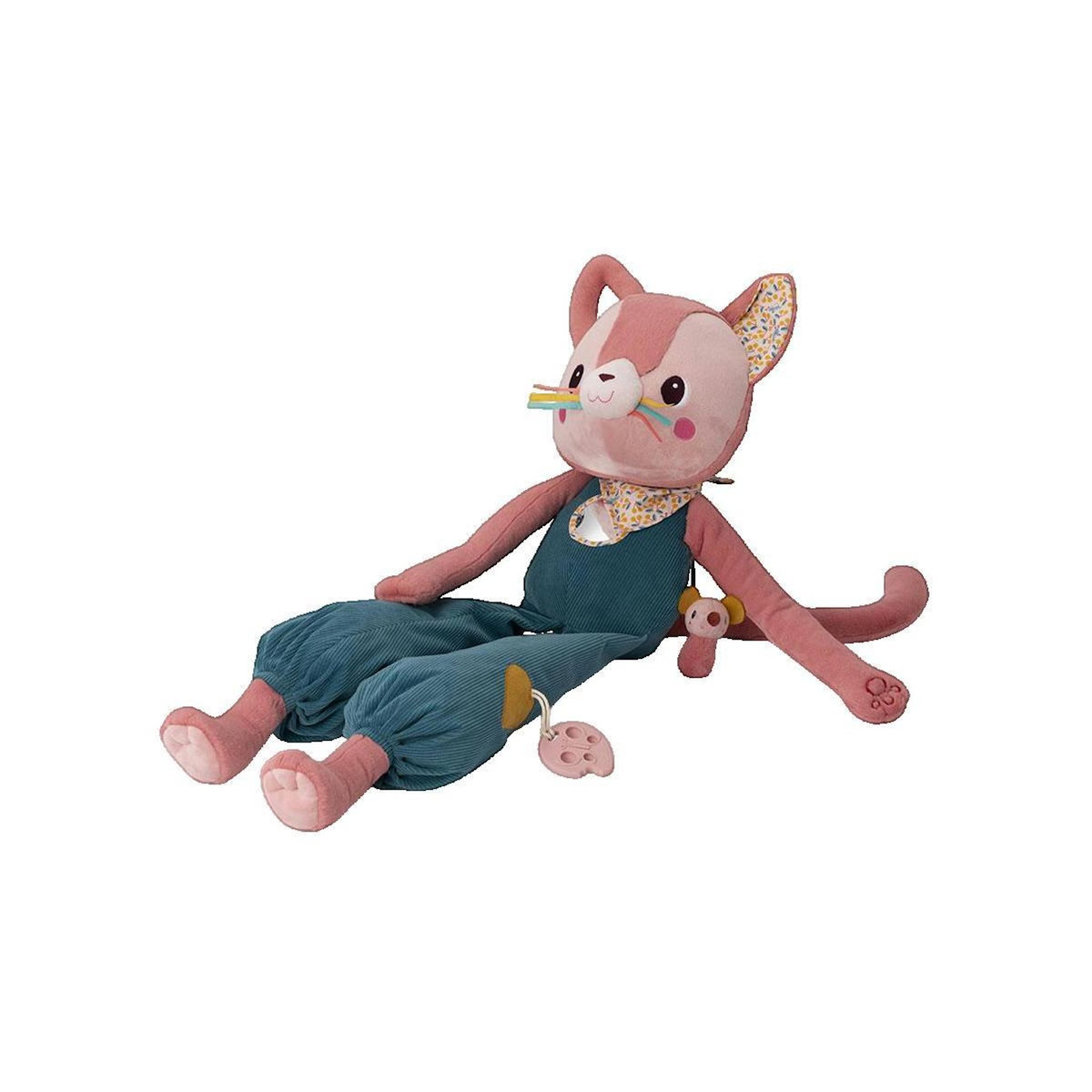 Lilipouce Peluche interactive lilliputiens Jeanne grand chat d'activités