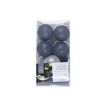 Paris Prix Guirlande Lumineuse Led  Boule  360cm Bleu & Gris