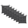 Voir la diapositive 5 : VIDAXL Chaises pliables d'exterieur lot de 8 et coussins Bois d'acacia