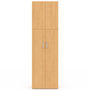 Voir la diapositive 5 : ID MARKET Armoire 2 portes JULIANA bois penderie 50 cm avec étagère