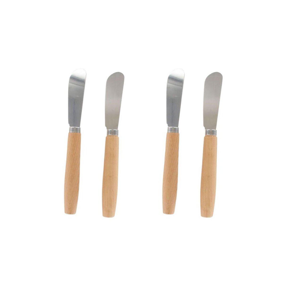 Fackelmann Ensemble de 4 Couteaux à beurre 18 cm Fackelmann Sybarys