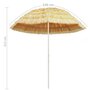 Voir la diapositive 5 : VIDAXL Parasol de plage Naturel 240 cm Style hawaïen