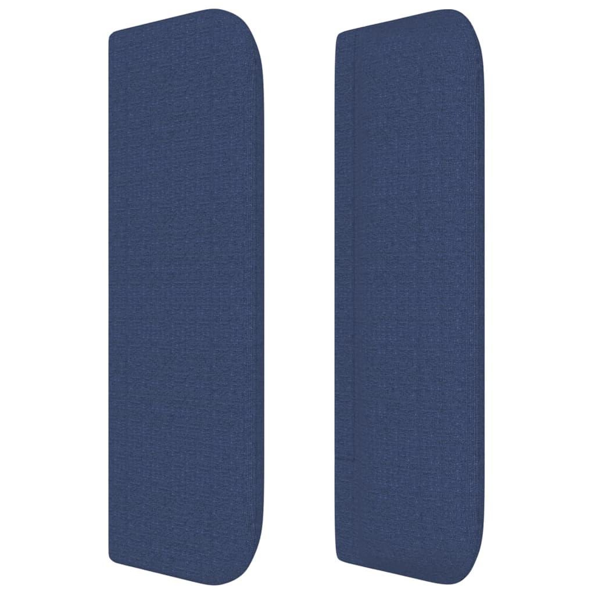 Voir la diapositive 4 : VIDAXL Tete de lit avec oreilles Bleu 163x16x78/88 cm Tissu