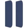 Voir la diapositive 4 : VIDAXL Tete de lit avec oreilles Bleu 163x16x78/88 cm Tissu
