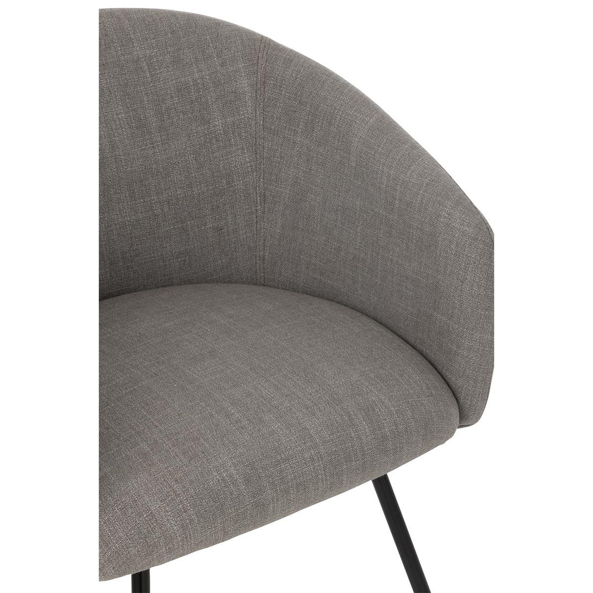 Voir la diapositive 5 : J-LINE Chaise design  wales  75cm gris