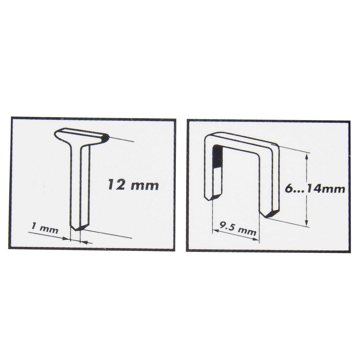 Cogex Lot agrafes et clous