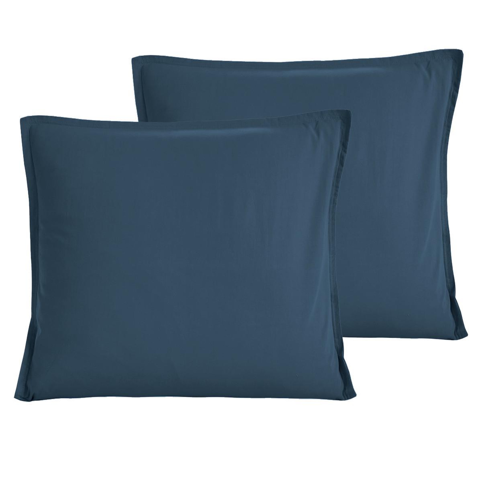 Voir la diapositive 1 : Sensei Maison Lot de 2 taies d'oreiller en percale lavée HOME WASHED
