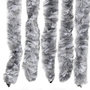 Voir la diapositive 5 : VIDAXL Moustiquaire Blanc et gris 56x185 cm Chenille