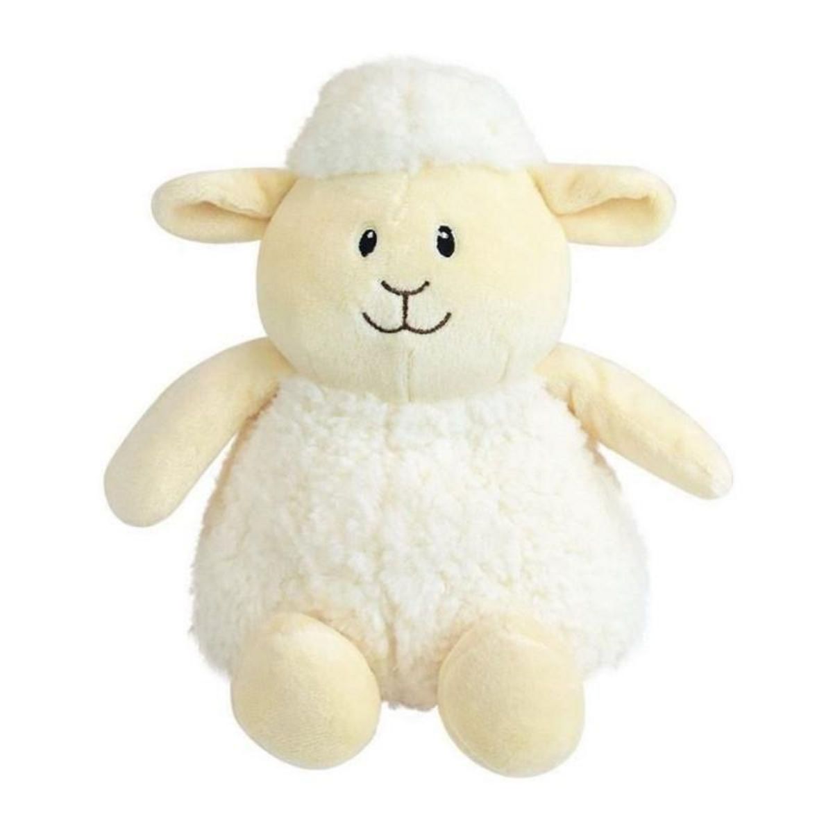 JEMINI JEMINI Peluche bouillote Mouton - A chauffer au micro-ondes micro perles dargile +/- 19 cm