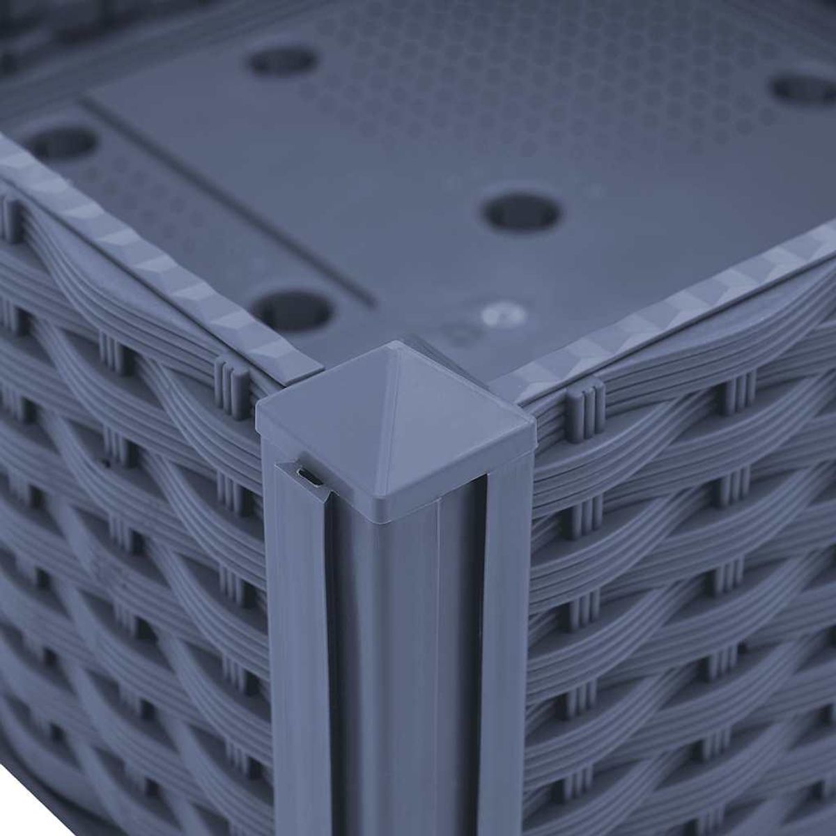 VIDAXL Lit sureleve 80x80x38 cm Polypropylene