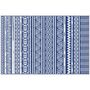 Voir la diapositive 6 : OUTSUNNY Tapis extérieur style graphique - tapis réversible - dim. 2,74L x 1,82l m, ép. 3 mm - PP haute densité 310 g/m² bleu blanc