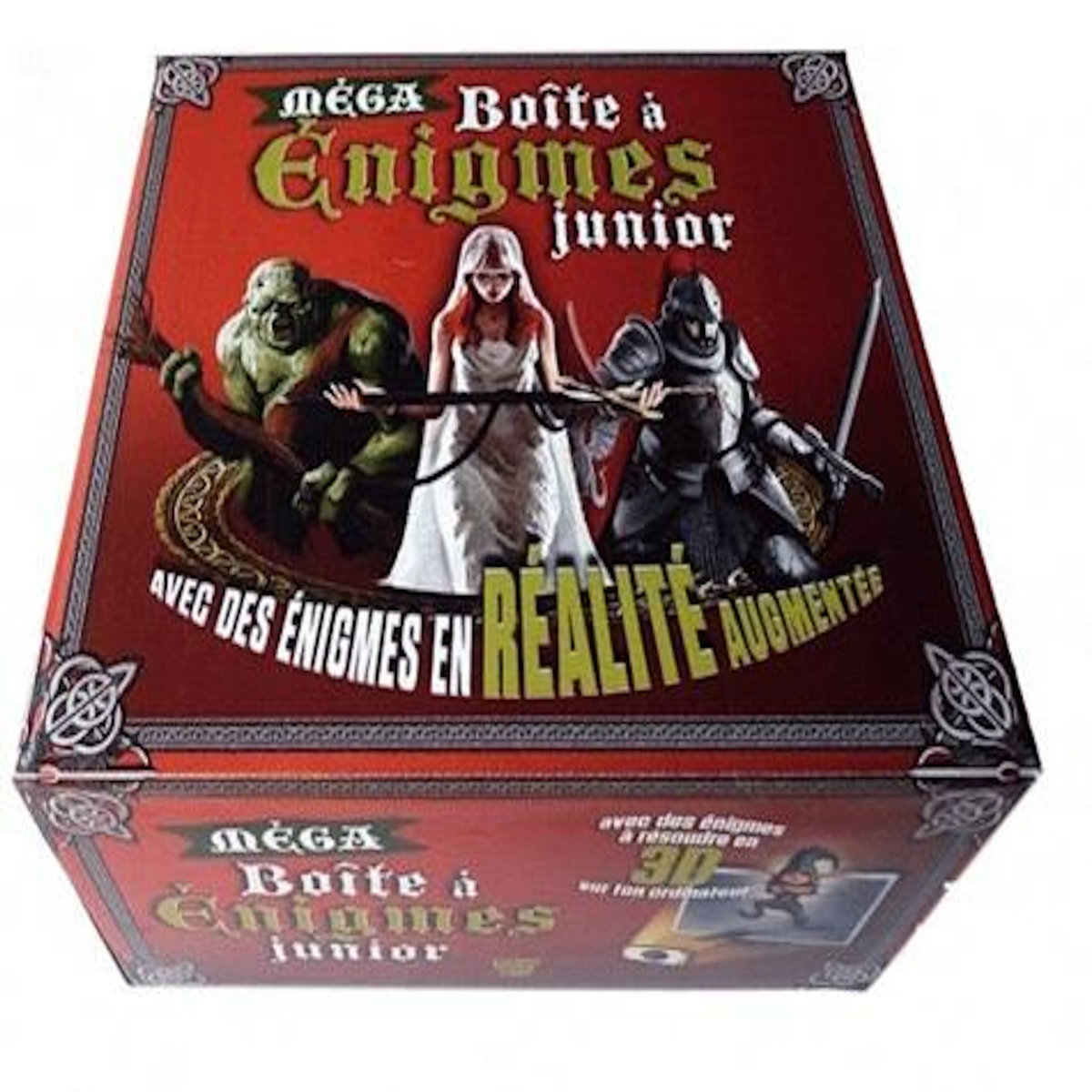 MEGA BOITE A ENIGMES JUNIOR. AVEC DES ENIGMES EN REALITEE AUGMENTEE, Kerner Emmanuel