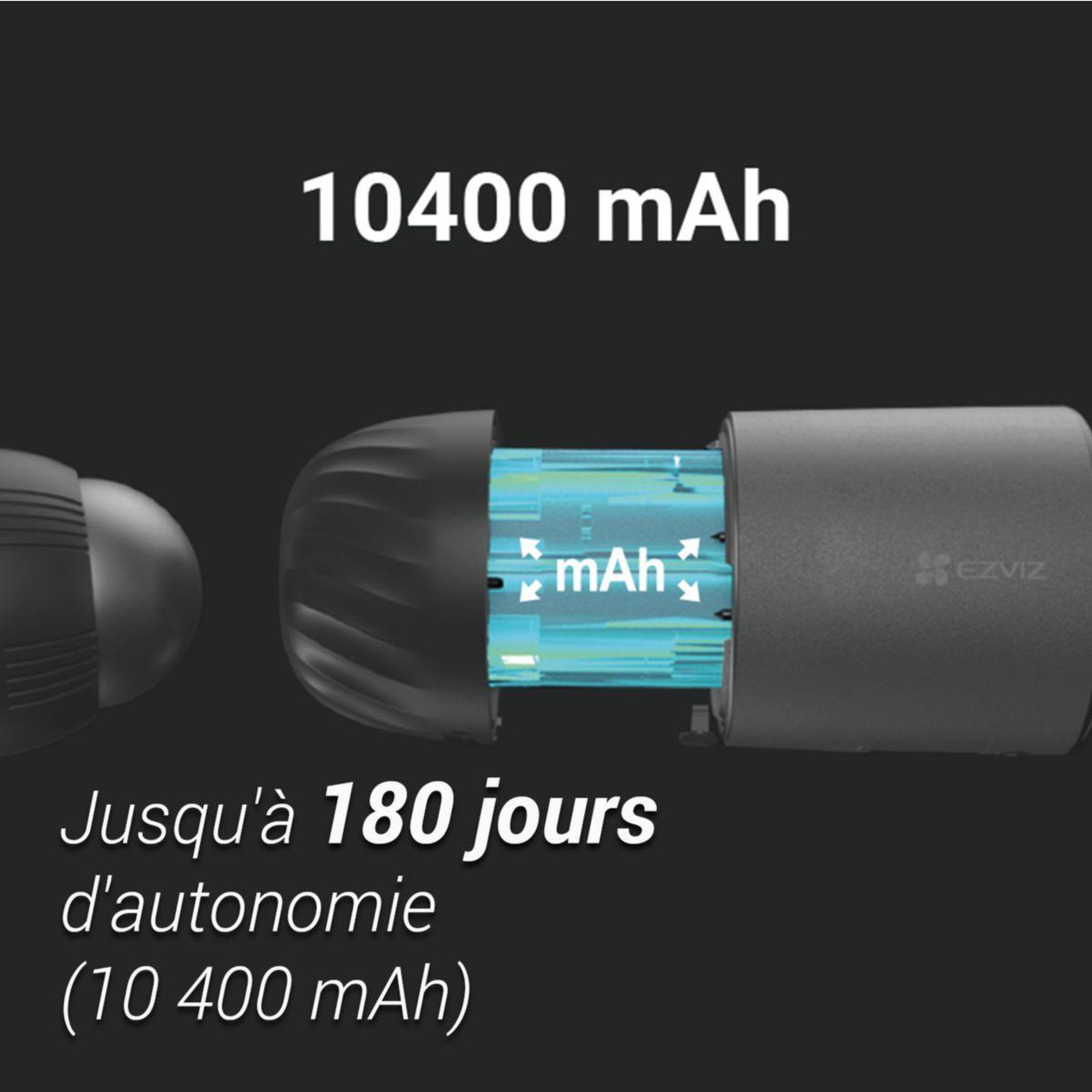 Voir la diapositive 4 : EZVIZ Caméra de surveillance Wifi sur batterie BC1C 4K pro