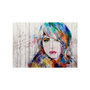Voir la diapositive 2 : Paris Prix Papier Peint  Wooden Portrait