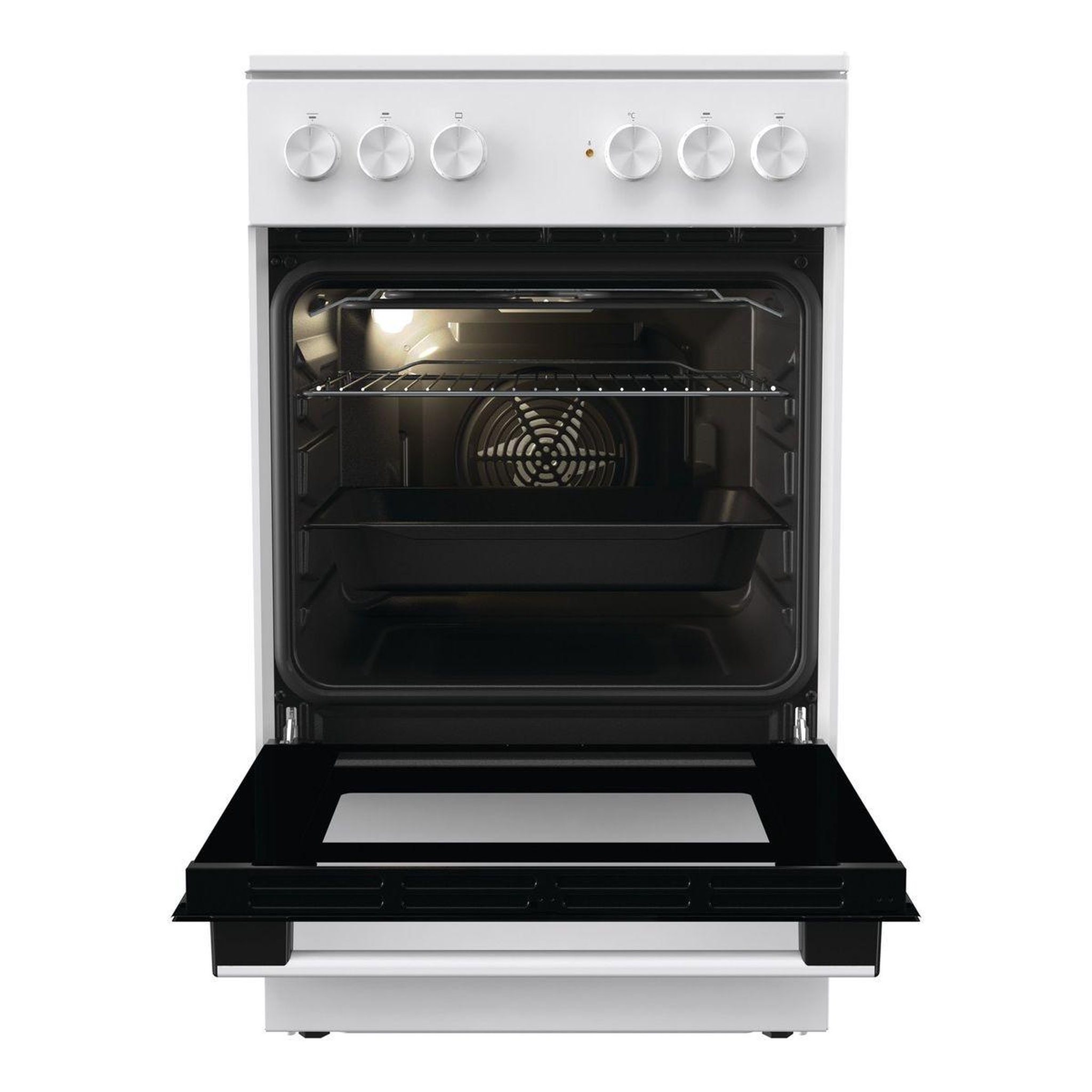 Voir la diapositive 2 : GORENJE Cuisinière vitrocéramique gec5a41wg