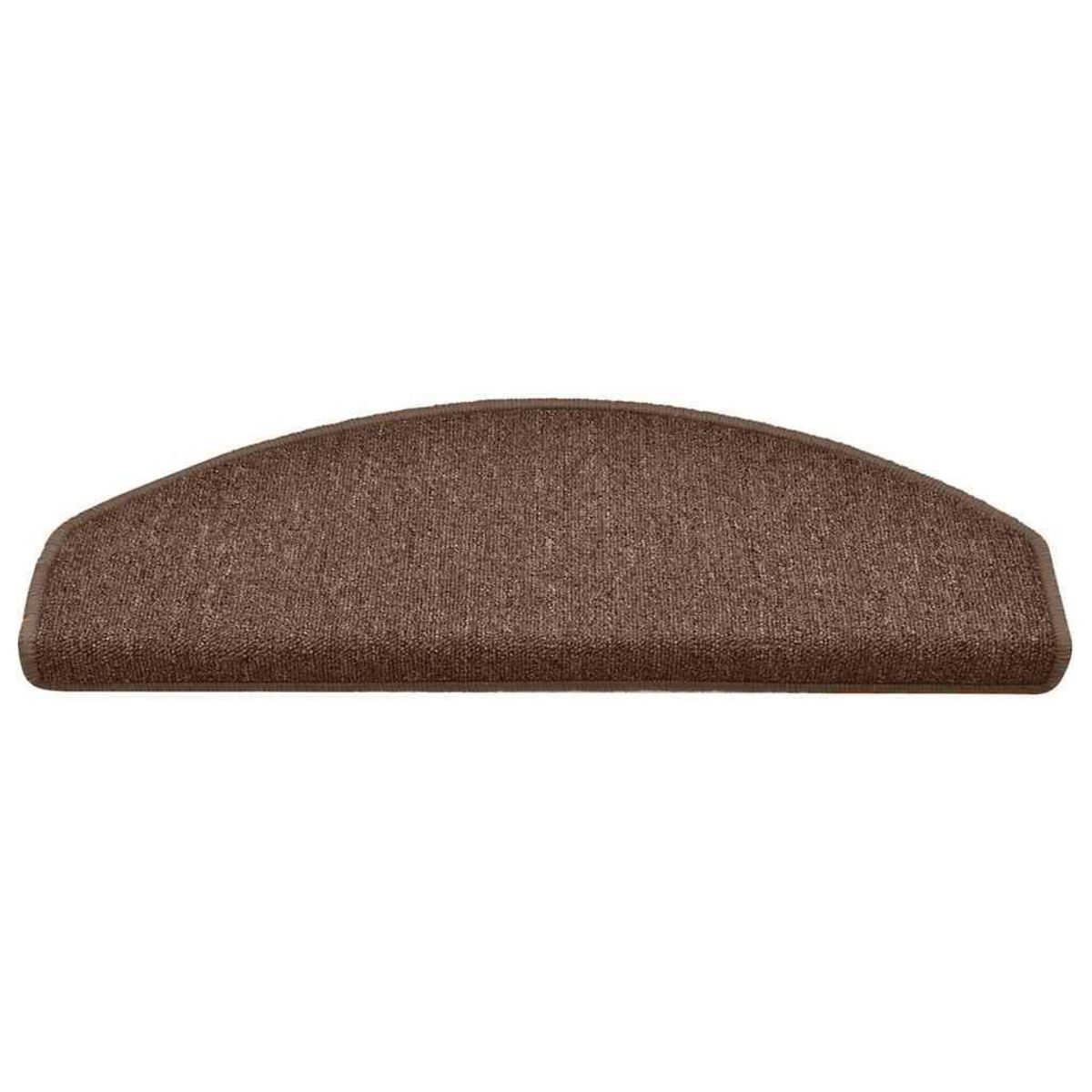 VIDAXL Tapis d'escalier 30 pcs marron 65x24x4 cm