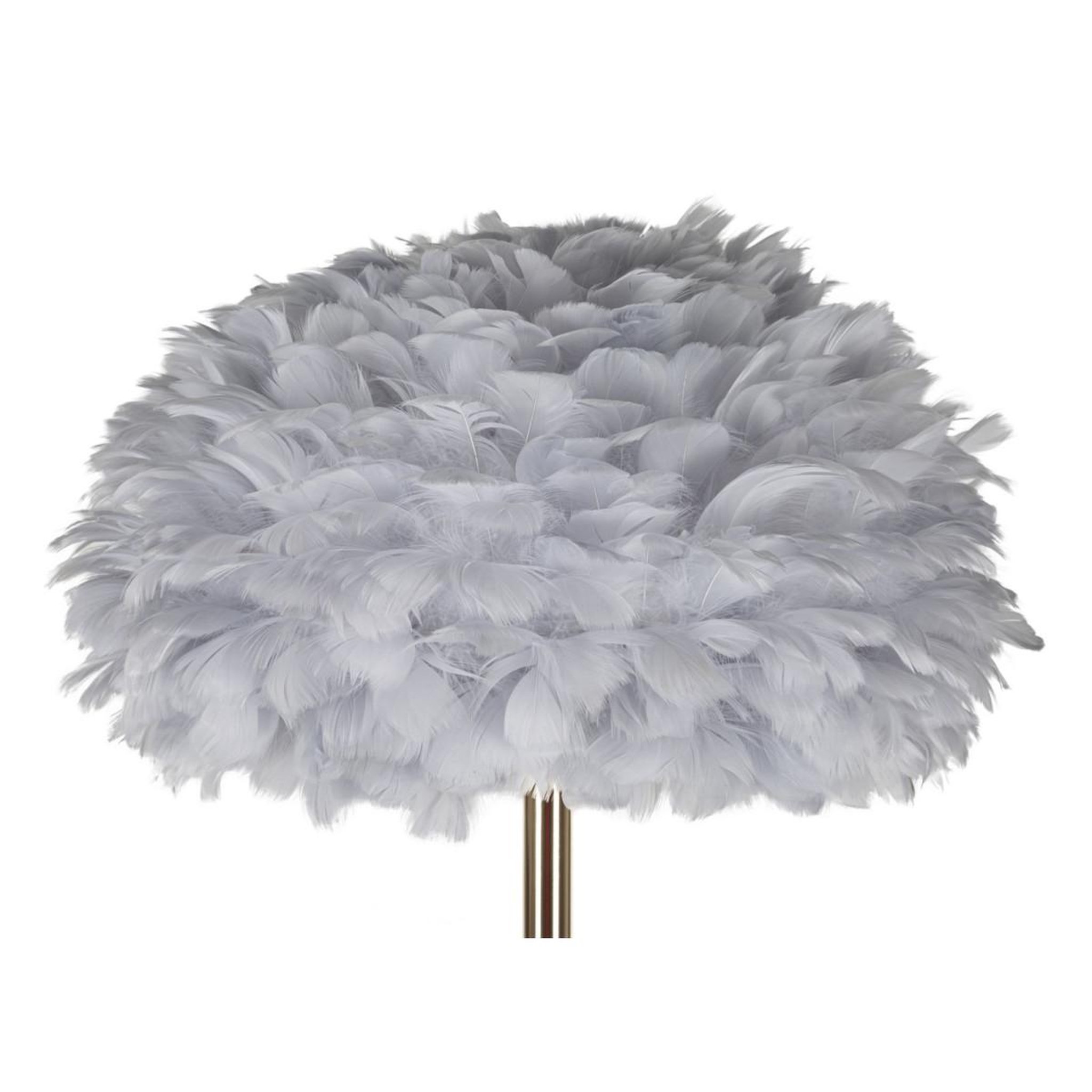 Voir la diapositive 2 : Paris Prix Lampadaire imitation plume  slim  170cm or & gris