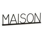 Paris Prix Mot Déco à Poser  Maison  81cm Noir