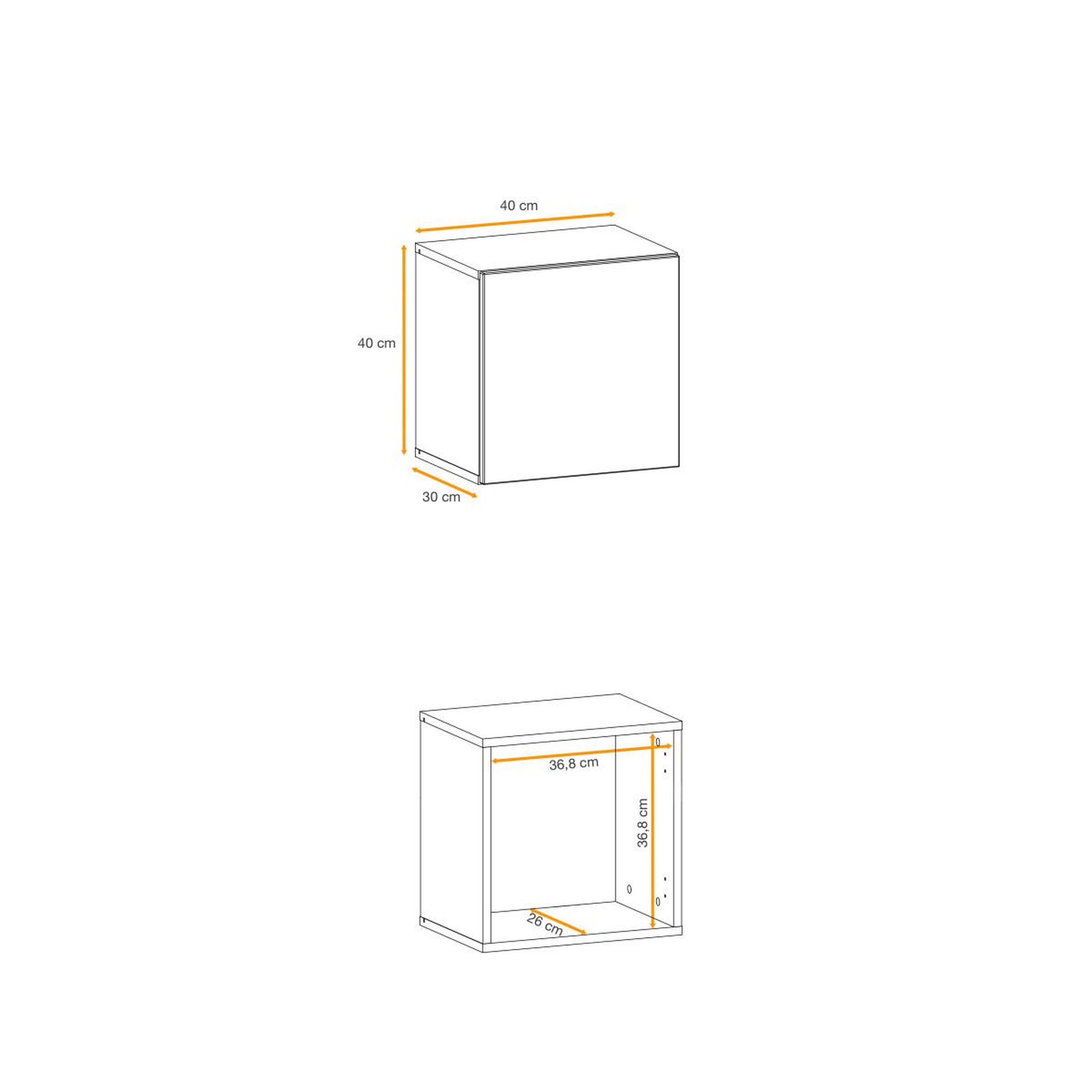 Voir la diapositive 3 : Paris Prix Bloc mural design  easy  40cm naturel