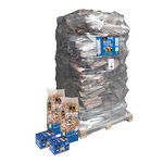 WOODSTOCK Bois de chauffage haute performance, ballot de 2 000 dm3 - bûches de 30cm + allumage offerts