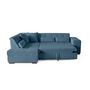 Voir la diapositive 6 : LISA DESIGN Vermont - canapé d'angle gauche - 5 places - convertible - en velours côtelé
