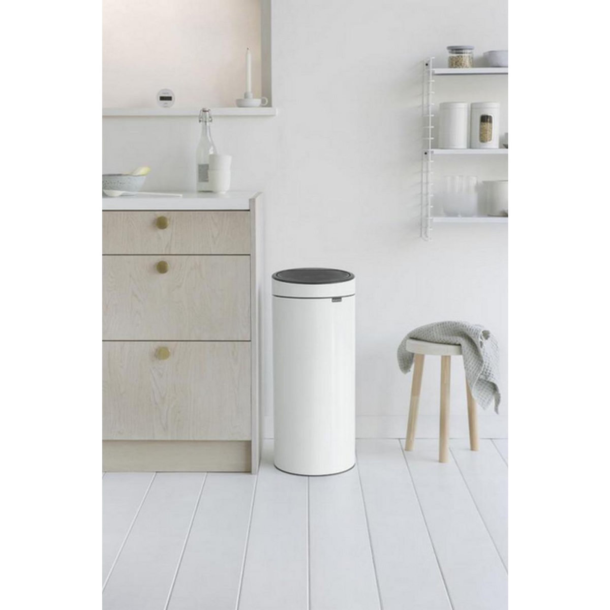 BRABANTIA Poubelle 30l blanc - 115141