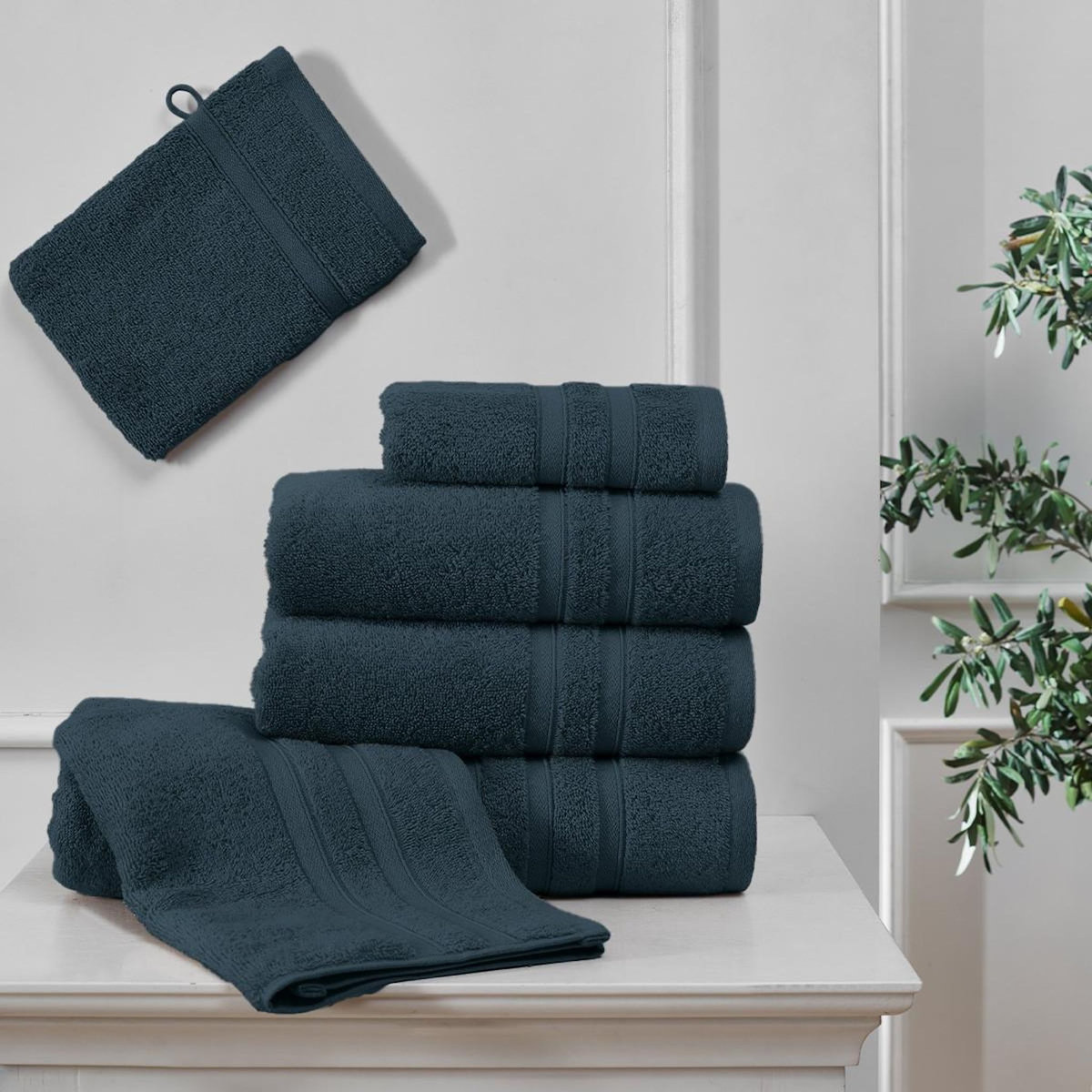 Sensei Maison Lot de 2 gants en coton biologique 520 g/m² BIO ORGANIKA