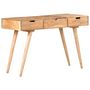 Voir la diapositive 2 : VIDAXL Coiffeuse avec miroir 112x45x76 cm Bois d'acacia massif
