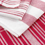 Voir la diapositive 2 : Paris Prix Lot de 3 Torchons  Bayado  50x70cm Rouge