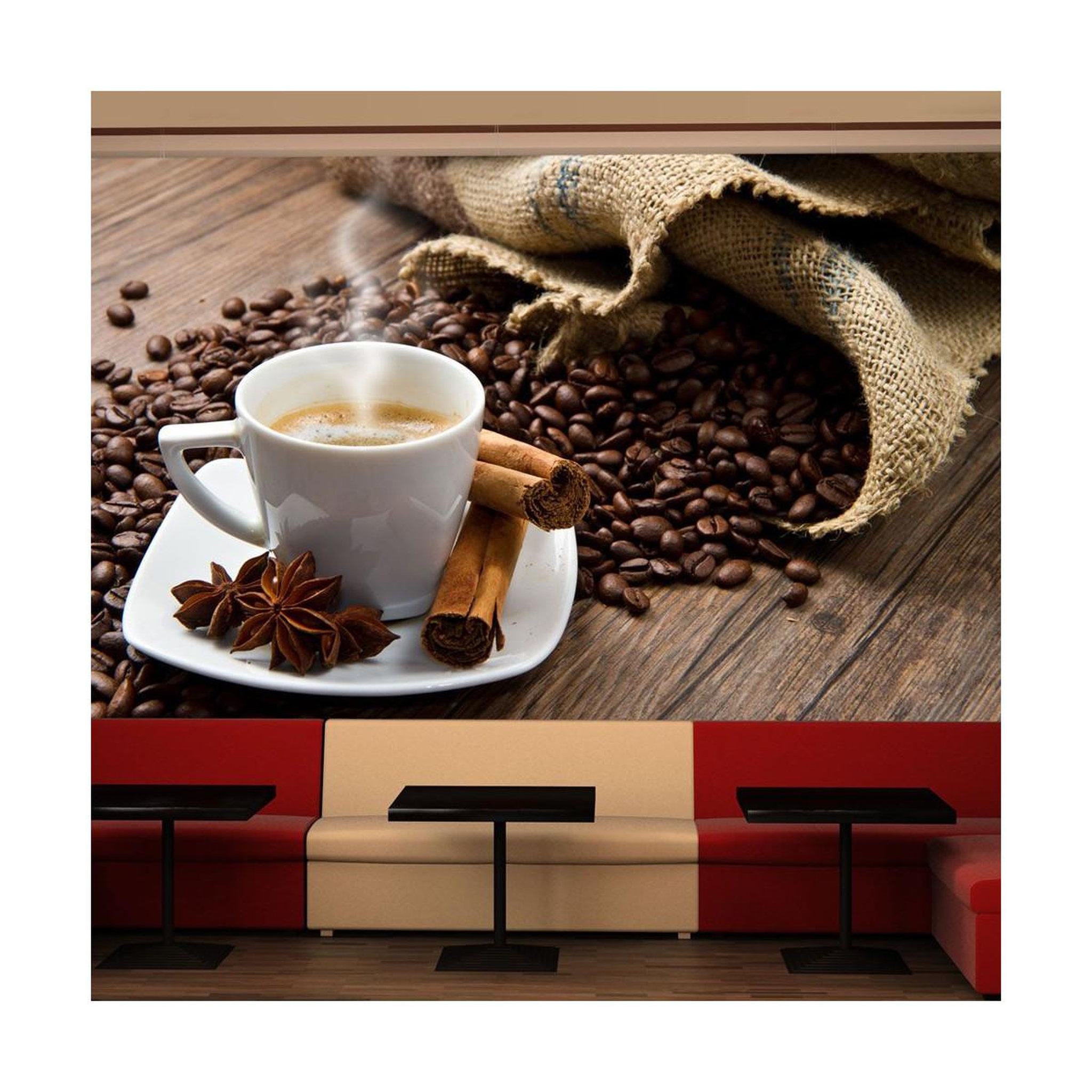 Paris Prix Papier peint  star anise coffee ii  270x450cm