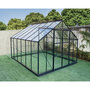 Voir la diapositive 2 : GREEN PROTECT Serre de jardin verre trempé 11,04m² 