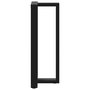 Voir la diapositive 5 : VIDAXL Pieds de table de bar forme de T 2 pcs noir 50x35x(100-101) cm