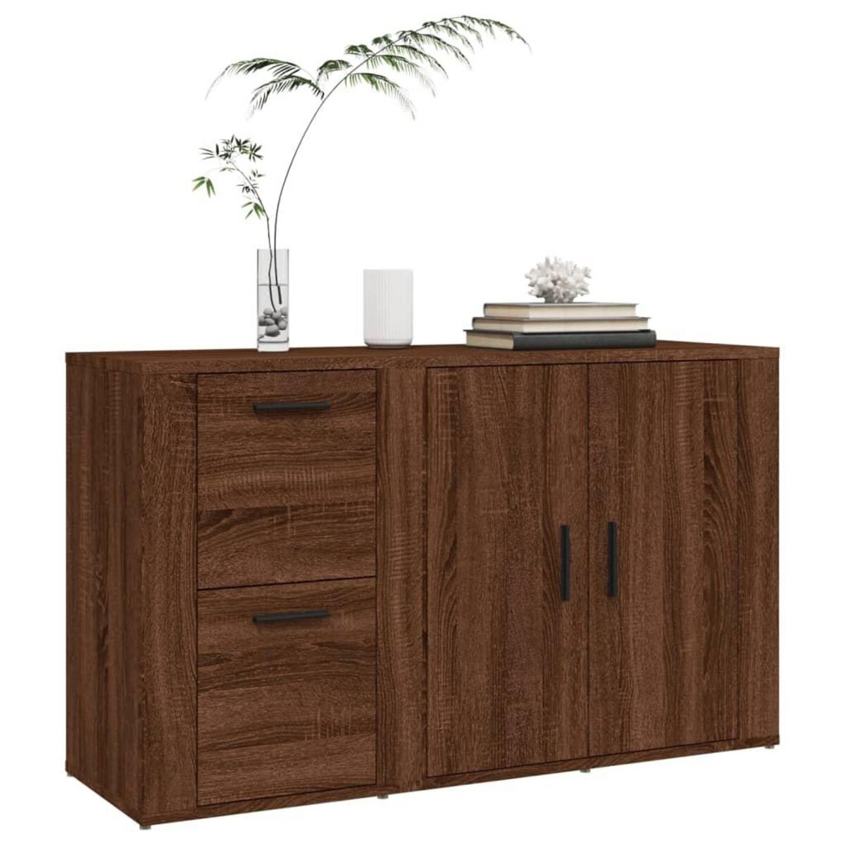 VIDAXL Buffet Chene marron 100x33x59,5 cm Bois d'ingenierie