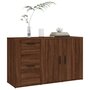 Voir la diapositive 4 : VIDAXL Buffet Chene marron 100x33x59,5 cm Bois d'ingenierie