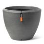 Voir la diapositive 2 : CAPI Capi Pot a plantes conique bas Arc Granite 60x48 cm Anthracite