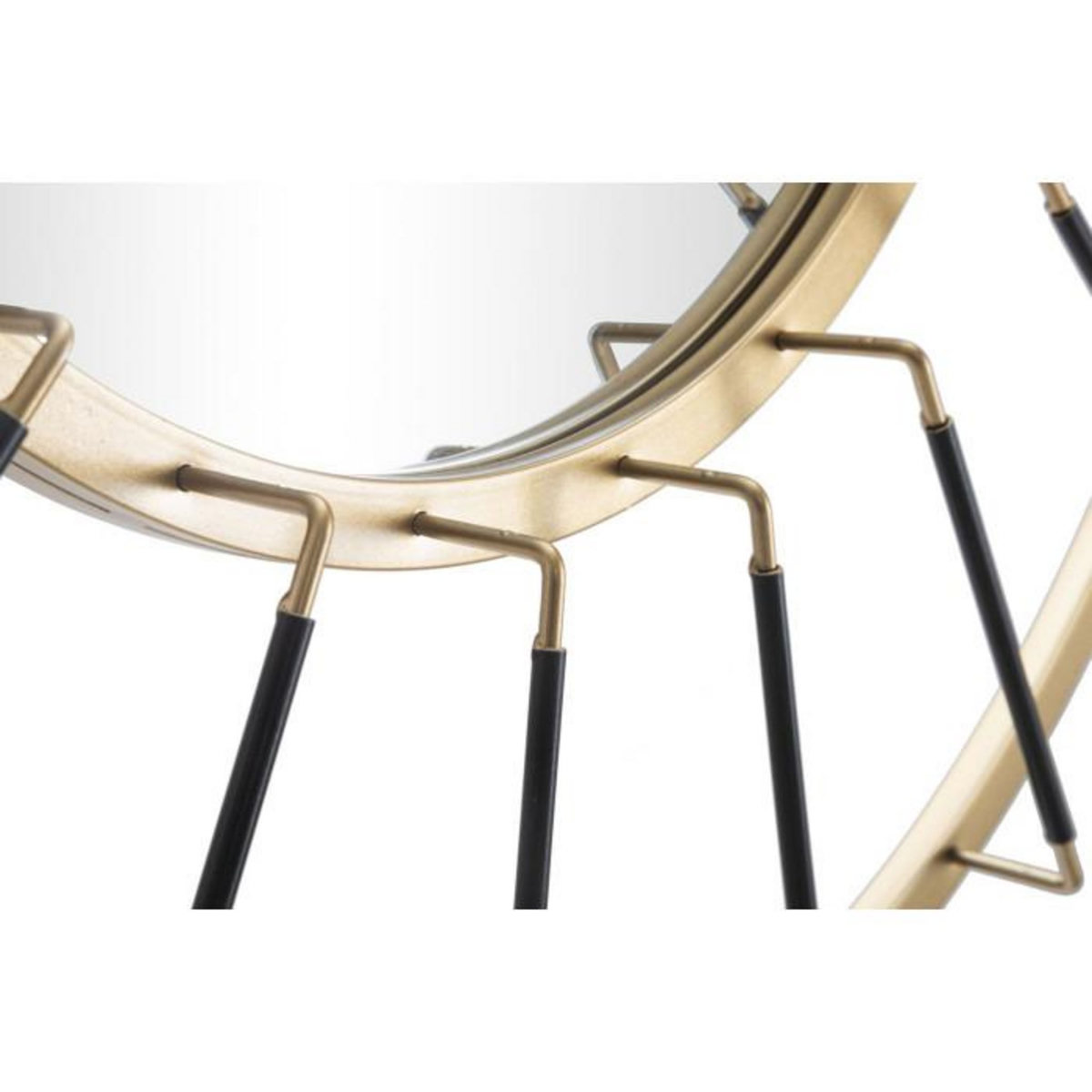 Paris Prix Miroir Mural Déco  Blake  81cm Or & Noir