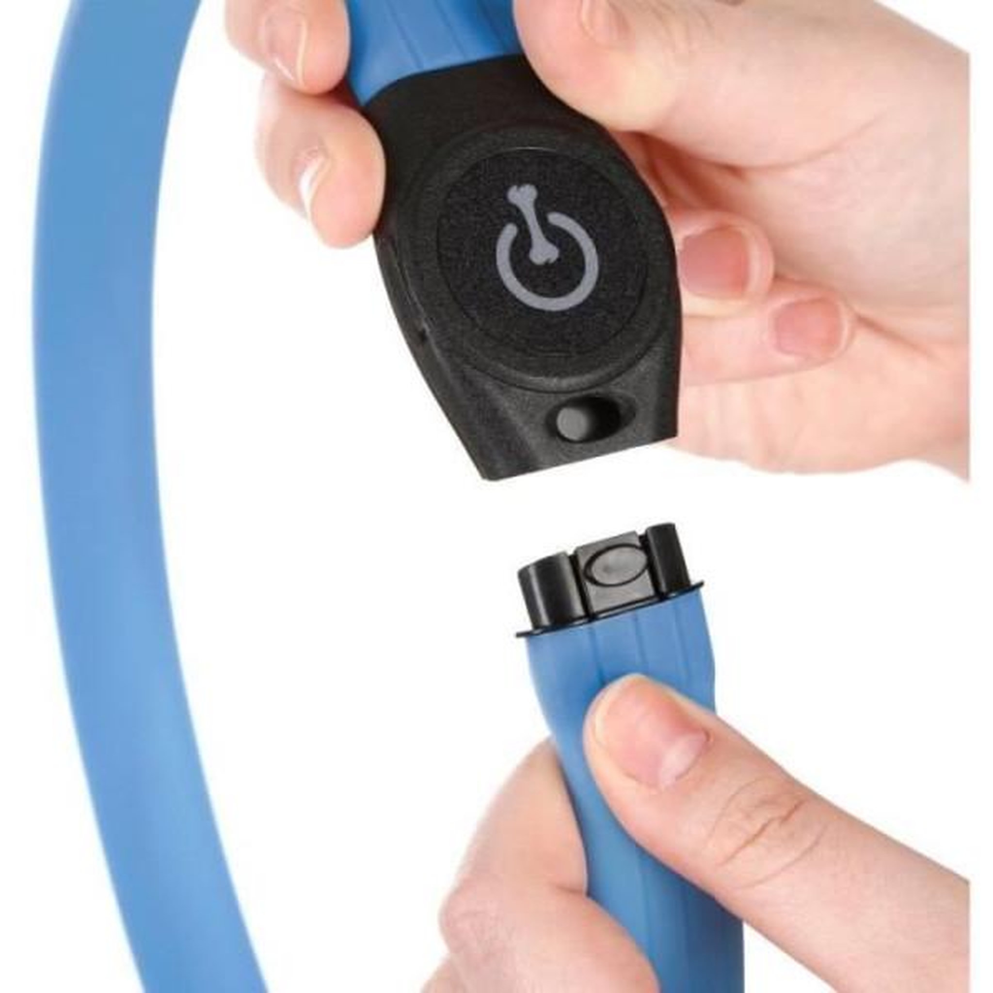 Voir la diapositive 3 : KERBL Collier LED - KERBL - Maxi Safe - 65 cm - 10 mm - Bleu