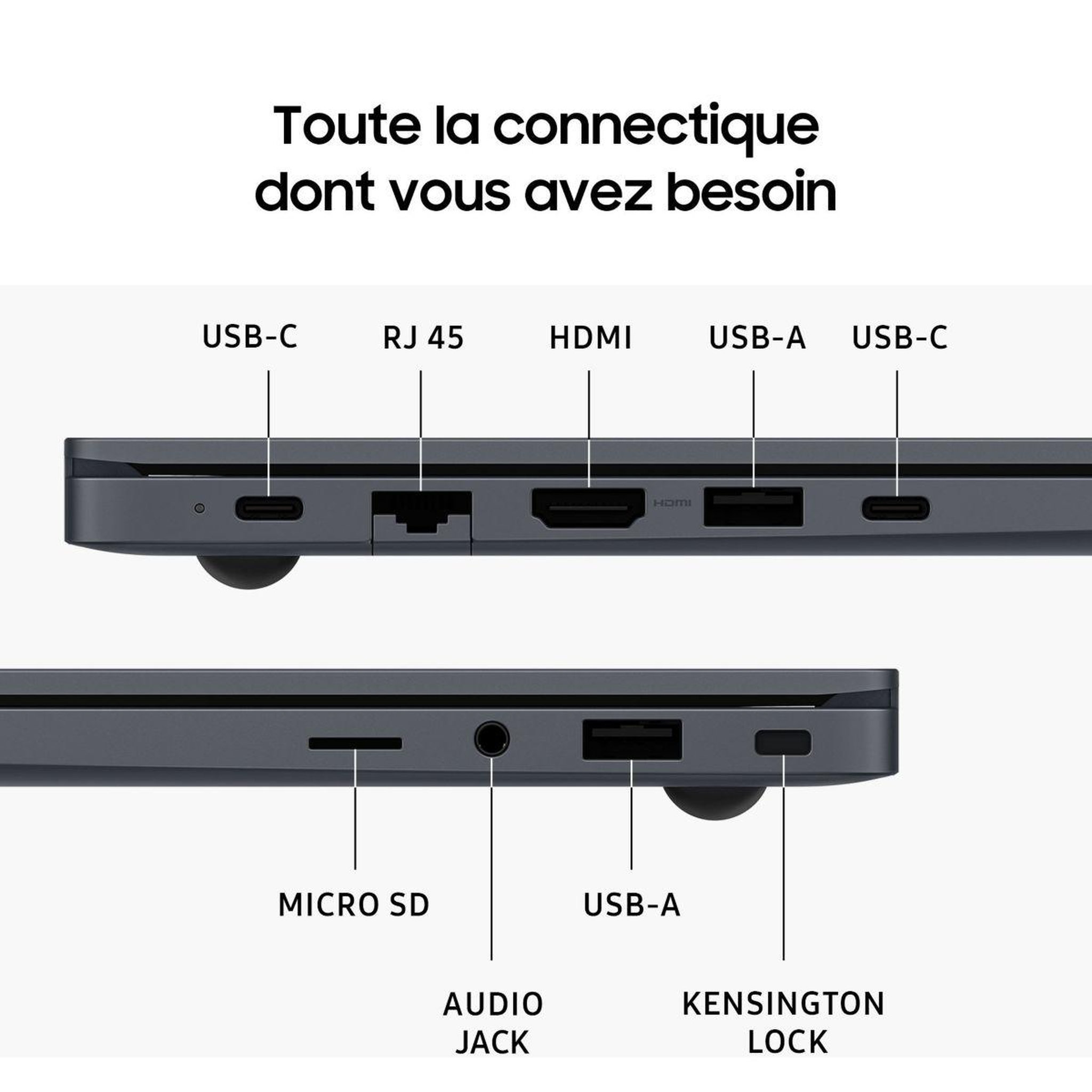 Voir la diapositive 5 : Samsung Ordinateur portable galaxy book4 15.6' i7 16go 512go