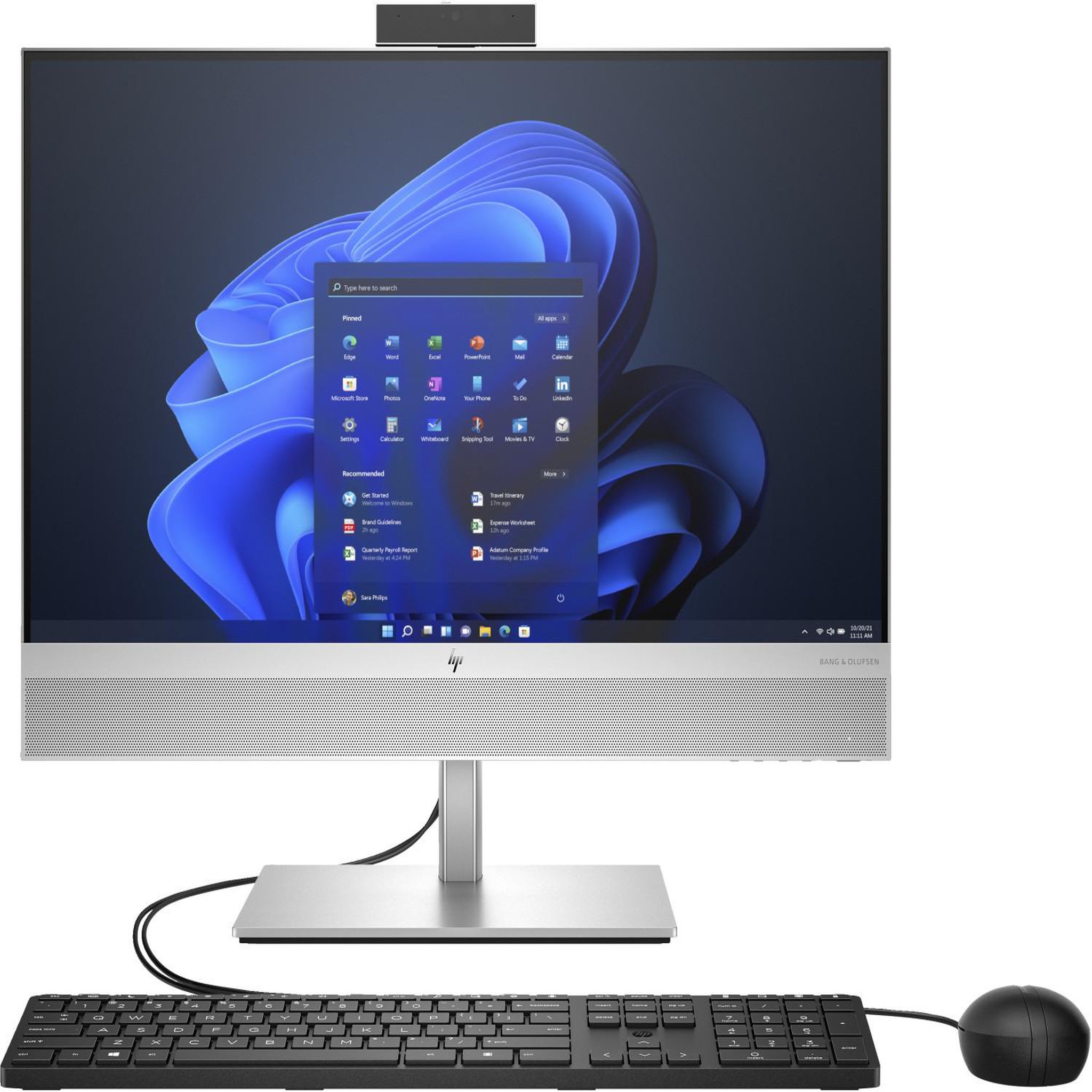 Voir la diapositive 2 : HP Hp eliteone 840 g9 intel core i7 i7-14700, écran tactile 23,8 pouces (1920 x 1080 pixels), pc tout-en-un, 16 go de mémoire vive ddr5, ssd de 512 go, windows 11 pro, wi-fi 6e, argent