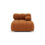 Voir la diapositive 2 : LISA DESIGN Ruby - module d'assise méridienne droite en velours texturé