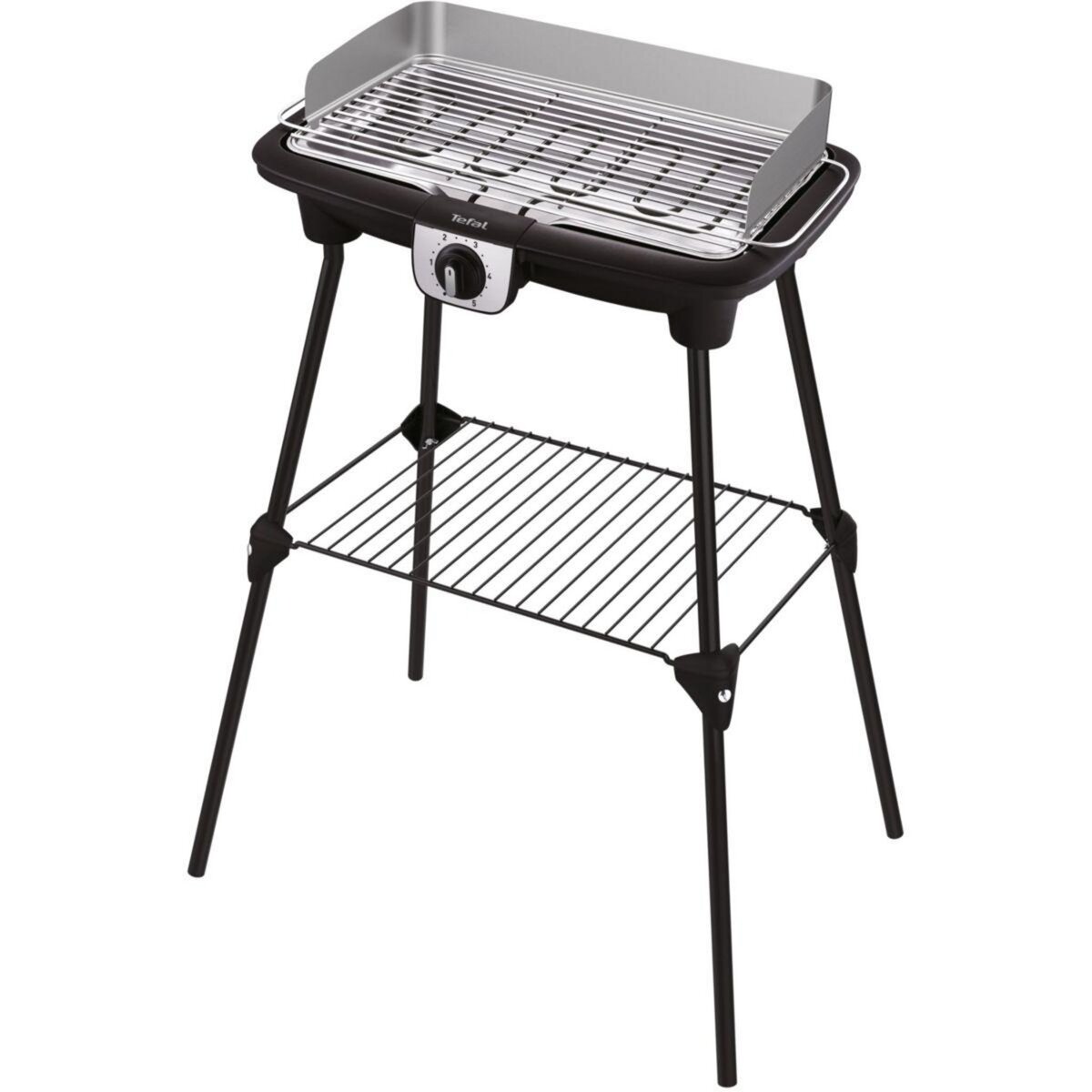 TEFAL Barbecue électrique BG921812 Easygrill XXL sur pieds, 48x26 cm