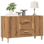 VIDAXL Buffet chene artisanal 100x36x60 cm bois d'ingenierie