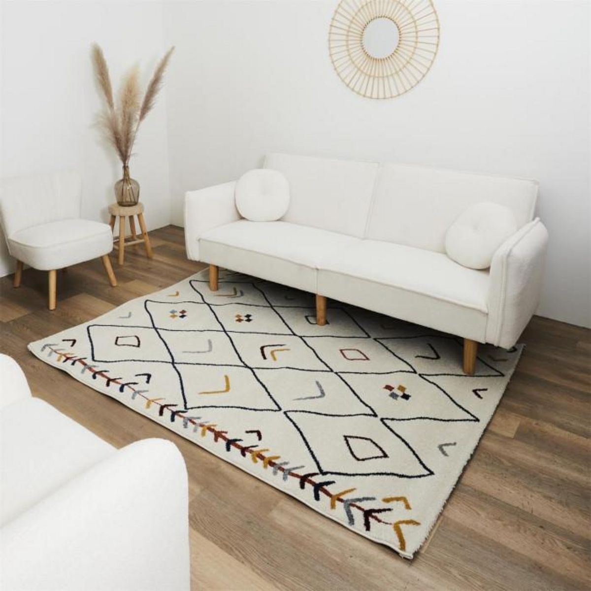 Paris Prix Tapis Déco Berbère  Djerba  150x200cm Beige
