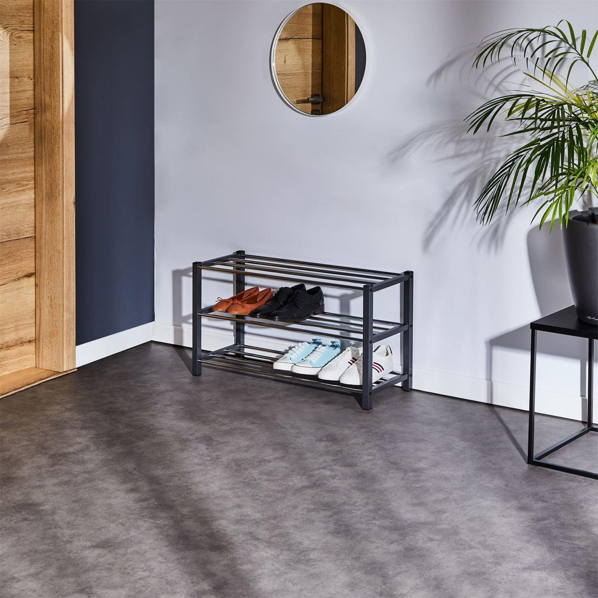 IDIMEX Étagère à chaussures DUBLIN, 3 niveaux