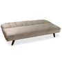 Voir la diapositive 4 : Paris Prix Canapé Convertible en Velours  Seattle  180cm Taupe