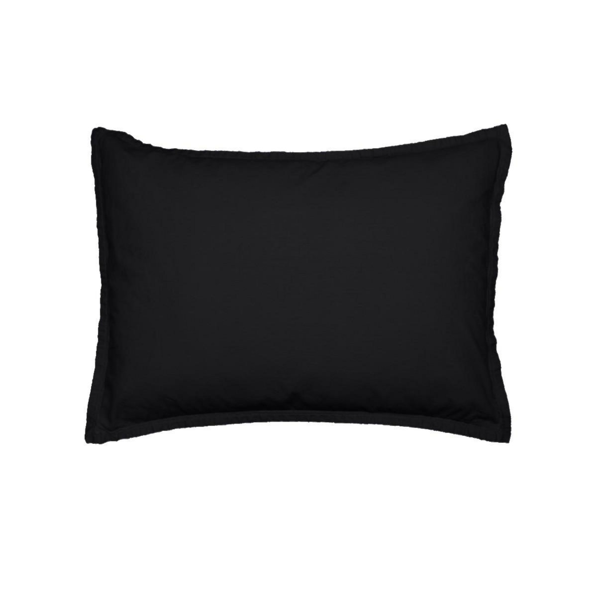 Sensei Maison Lot de 2 taies d'oreiller en flanelle de coton KLAPPEN