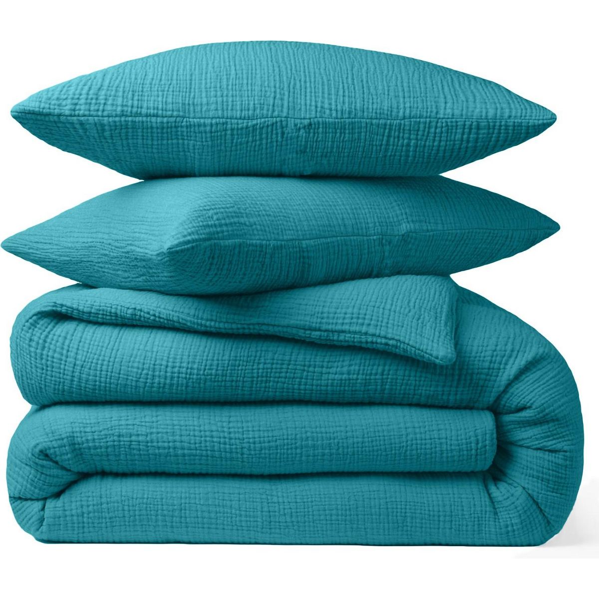 BATON ROUGE Taie d'oreiller 100% gaze de coton