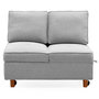 Voir la diapositive 1 : Paris Prix Banquette 2 Places Convertible  Théo  107cm Gris